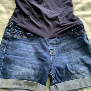 Maternity Jean shorts